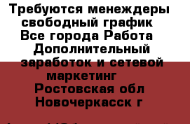 Требуются менеждеры, свободный график - Все города Работа » Дополнительный заработок и сетевой маркетинг   . Ростовская обл.,Новочеркасск г.